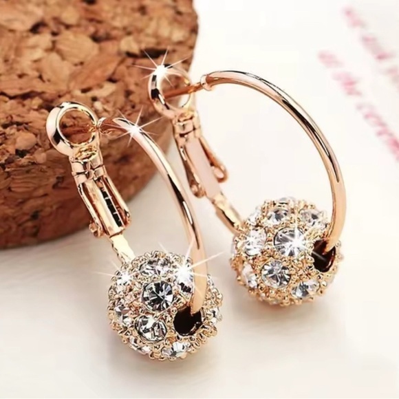 Gold and Silver Hoop Earrings - Picture 1 of 1